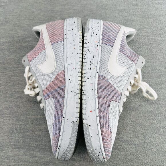 NIKE AIR FORCE 1 DC4831-002 - Men’s Size 12 Low Crater Flyknit Grey Shoes B15 - Picture 8 of 11